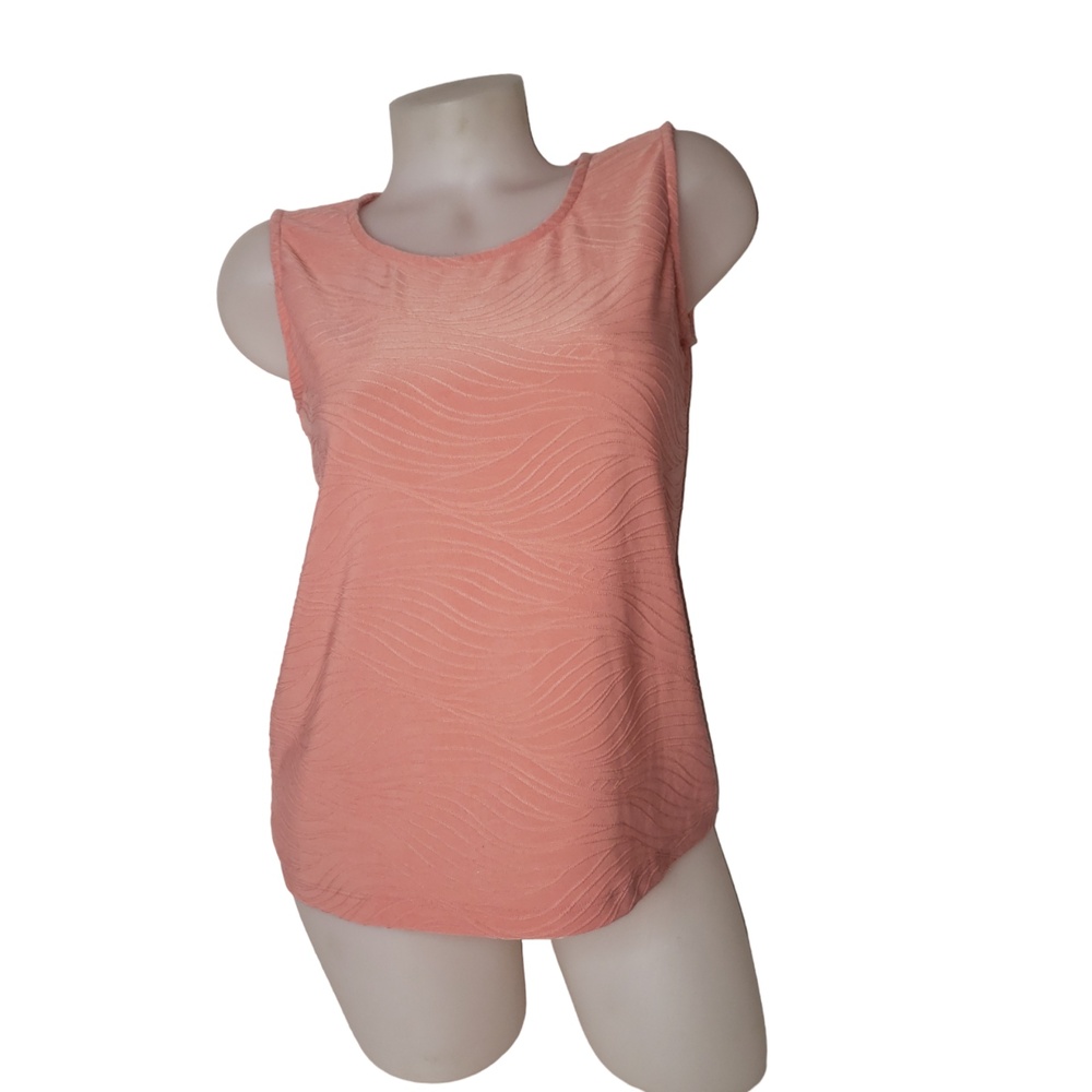 JM COLLECTION Peach Camisole Tank Size PL